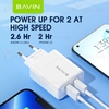 شارژر دیواری باوین Bavin PC815Y شدت جریان 2.4 آمپر