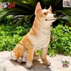 فیگور حیوانات ماکت سگ هاسکی اسباب بازی نرم و گوشتی بزرگ Husky dog figure﻿﻿ 543