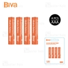 پک 4 تایی باتری نیم قلمی بیوا Biva BAT-02 Alkaline Battery