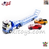 ماکت فلزی تریلی اسکانیا حمل خودرو با ماشین فلزی SCANIA Metal 5542