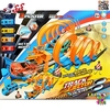 پیست اسباب‌بازی هات ویلز با حلقه‌های نمایشی و ماشین‌های فلزی عقب‌کش مدل Hot Wheels 652