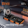 استند و شارژر وایرلس چند کاره مگ سیف بیوا Biva WLC-17 با قابلیت شارژ اپل واچ