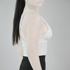 نیم تنه زیپ دار ورزشی زنانه نایک مدل SRN-4F0683 سفید