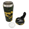 شیکر استیل ورزشی یک تیکه گوریلا مدل Army-402P350  ظرفیت ۰.۷۴ لیتر