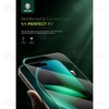 گلس تمام صفحه تمام چسب آیفون گرین لاین Apple iPhone 16 Pro Max Green Lion 9H Steve