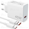 شارژر اصلی فست شارژ شیائومی Xiaomi Adapter Charger توان 45 وات همراه با کابل