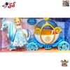 کالسکه اسباب بازی باربی همراه با اسب راهرو و عروسک پرنسس مدل Princess Carriage 118A