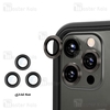 پک 3تایی محافظ لنز فلزی دوربین آیفون iPhone 13 Pro / iPhone 13 Pro Max Metal Ring Lens Protector