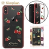 قاب فانتزی آیفون Apple iPhone X / XS Kingxbar Swarovski Tropical Strawberry