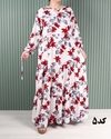 پیراهن نخی کلوش 7108#
