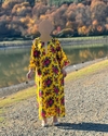  پیراهن ساحلی گلدار خارجی 6094