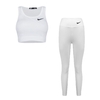 ست ورزشی زنانه نیم تنه لگ نایک مدل mub-pack10 سفید