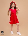 پیراهن سرشانه چین دار NZDE