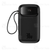 پاوربانک 20000 بیسوس Baseus QPow 2 P10055009113-00 توان 30 وات با کابل متصل