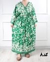 پیراهن نخی چپ و راستی حاشیه دار(حراج یک هفته ای) 6928