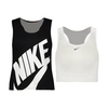 ست تاپ و نیم تنه ورزشی زنانه نایک NIKE مشکی