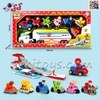 تریلی سگ‌های نگهبان Paw Patrol با 7 ماشین و رمپ بازی – کامیون حمل‌ونقل کودکان مدل 599150