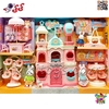 اسباب‌بازی خرگوش سیلوانیان با خانه قلعه‌ای، غرفه خوراکی و وسایل شهربازی رنگارنگ Sylvanian Families 6698