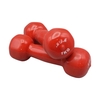 دمبل بدنسازی ام دی ام روکش دار وزن ۱ کیلو گرم بسته دو عددی
