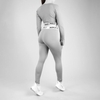 ست نیم تنه کراپ و لگ ورزشی زنانه نایک مدل SRN-1K625 طوسی