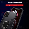 گارد ضد ضربه انگشتی Apple iPhone 12 Pro / iPhone 12 Black Panther KEYSION ShockProof Armor Ring