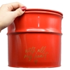سطل فلزی کادویی مدل Heart-2527 ابعاد ۱۸*۲۰*۲۰ سانتی متر