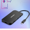 هاب 7 پورت Type C لنوو Lenovo S707 7 in 1 Type C HUB Adapter HDMI PD3.0 SD/TF Reader