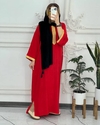پیراهن ساحلی کتیبه طلایی نخی اورجینال 809