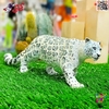 فیگور حیوانات ماکت پلنگ برفی اسباب بازی Leopard figure X194