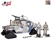 ماکت ماشین جنگی هامر طرح چرخ زنجیری 77054 برفی ام اند سی SNOW HUMVEE M C TOY