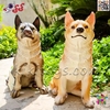 فیگور حیوانات ماکت سگ هاسکی اسباب بازی نرم و گوشتی بزرگ Husky dog figure﻿﻿ 543