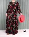 پیراهن نخی کلوش 7108#