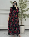 پیراهن ساحلی گلدار وارداتی دریا 4132