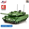 لگو تانک کنترلی جنگی بزرگ لئوپارد 2 برند سمبوبلاک SEMBO BLOCK 711002