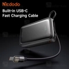 پاوربانک 20000 مک دودو Mcdodo MC-6370 توان 65 وات همراه با کابل متصل