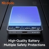 پاوربانک وایرلس فوق نازک 5000 مگنتی مک دودو Mcdodo MC-464 Metal Ultra Thin توان 20 وات