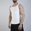 رکابی تنک تاپ کبریتی مردانه جیم شارک مدل B2A7A سفید