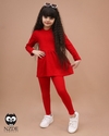 تونیک کمر چین دار و لگ NZDE