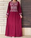  پیراهن الهه سه طبقه نخی محرمی 6938