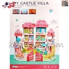 قصر و خانه باربی اسباب بازی سه طبقه موزیکال دخترانه 6675 DIY CASTLE VILLA
