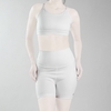ست نیم تنه و کشاله بند ورزشی زنانه الو مدل ۴B0153 سفید