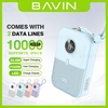 پاوربانک 10000 باوین Bavin PC1089S توان 22.5 وات همراه با کابل متصل
