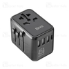شارژر دیواری و مبدل برق بیوا Biva PS-09 GaN Universal Travel Adapter توان 45 وات