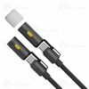 کابل Type-C به Type-C چندکاره بیوا Biva C-38 4 in 1 Multifunction Data Cable طول 1.2 متر توان 60 وات