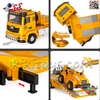 ماکت فلزی تریلی اسکانیا SCANIA 5526 حمل ماشین راهسازی – همراه با ماشین‌های فلزی ساخت‌و‌ساز