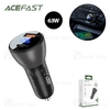 شارژر فندکی ایس فست ACEFAST B6 توان 63 وات
