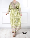 پیراهن نخی چپ و راستی حاشیه دار(حراج یک هفته ای) 6928