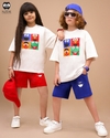 تیشرت شلوارک بگ استایل Sesame Street NZDE