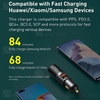 شارژر فندکی فست شارژ بیسوس Baseus Share Together With Cigarette Lighter U+C 120W CCBX-120C CCBT-C0G