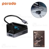 هاب گیمینگ 6 پورت پرودو Porodo PDX529 6in1 4K HDMI USB-C Hub توان 100 وات